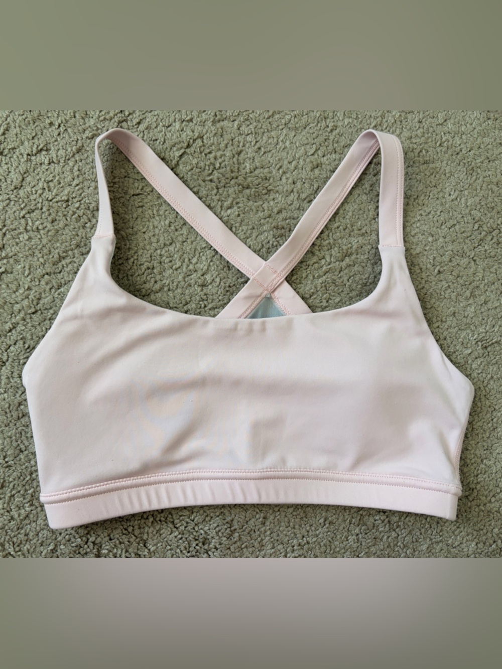Oiselle Hi Twenty running sports bra- size 8 (pink)